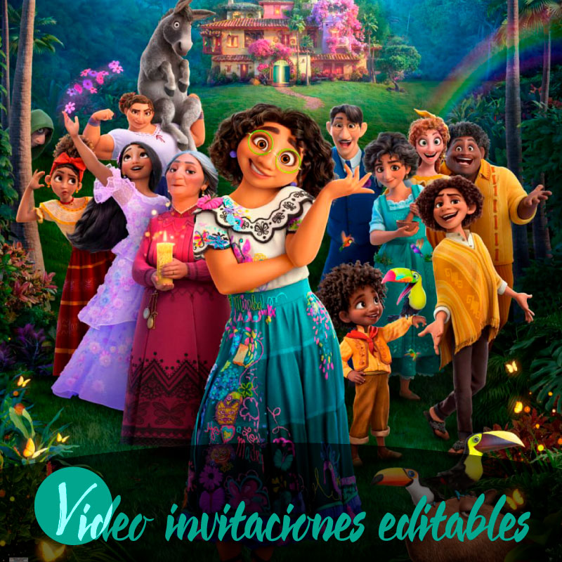 Free Encanto video invitation