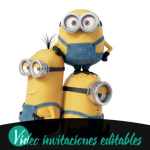 Video invitación de Minions 01