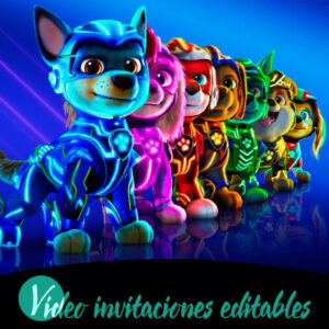 Video invitación de Paw Patrol: The Mighty Movie