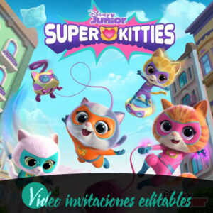 Video invitación de Supergatitos 02