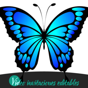 Video invitación de Mariposas 01