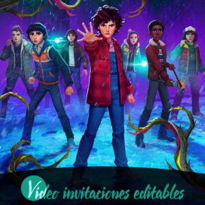 Video invitación de Stranger Things 01